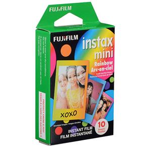 Filme Instantâneo Fujifilm Instax Mini Rainbow Pack com 10 Unidades