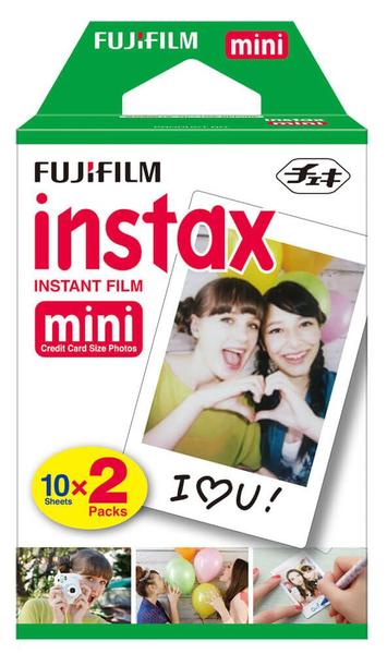 Filme Instantâneo Fujifilm Instax Pack com 20 Unidades