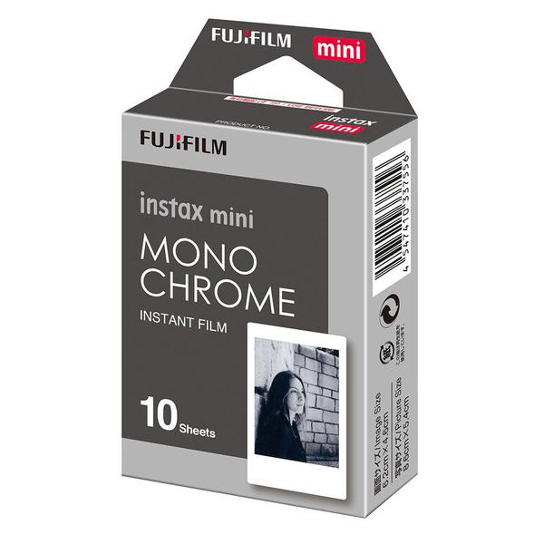Filme Instantâneo Instax 10 Folhas Preto e Branco Monochr10 Fujifilm