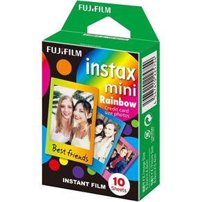 Filme Instax Mini RAINBOW com 10 Fotos - Fujifilm