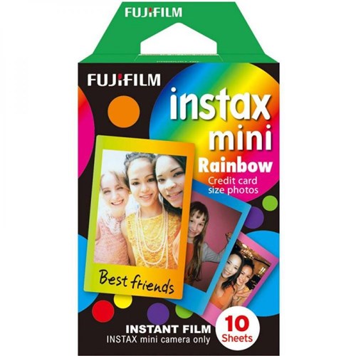 Filme para Câmera Instantânea Fujifilm Instax Mini Rainbow