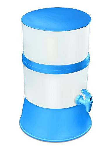 Filtro de Água Compacto 7,5L com Vela Cerâmica Sap Filtros (Azul)