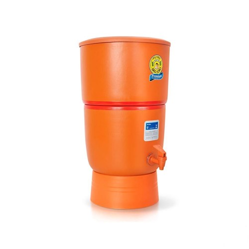 Filtro de Água de Barro Purificador com 3 Velas 8 Litros Premium São João
