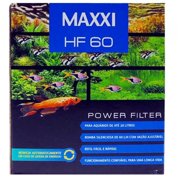 Filtro Externo Maxxi para Aquários HF 60 60l/h 110V