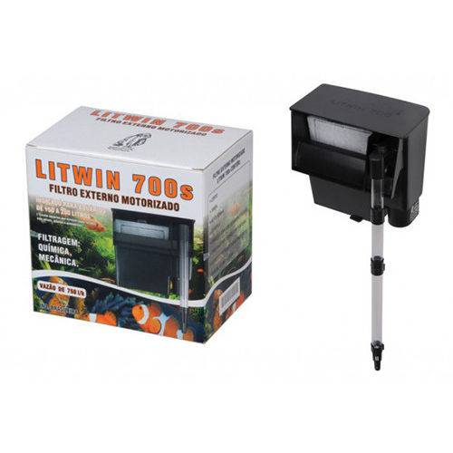 Filtro Externo para Aquários Tipo Hang-on Litwin 700s 110v