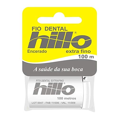Fio Dental Hillo Extra Fino 100 Metros
