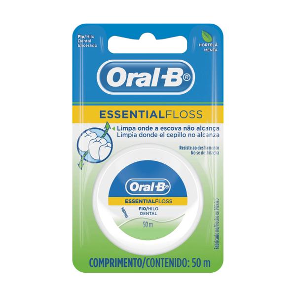 Fio Dental Oral B Essencial Menta - 50m