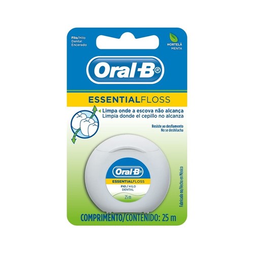 Fio Dental Oral-B Essential Floss Menta