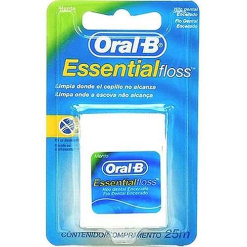 Fio Dental Oral-B EssentialFloss 25m Menta 1 Unidade