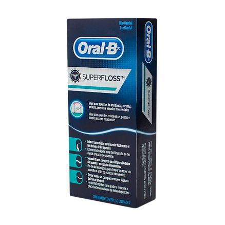 Fio Dental Oral B Super Floss 50 Unidades