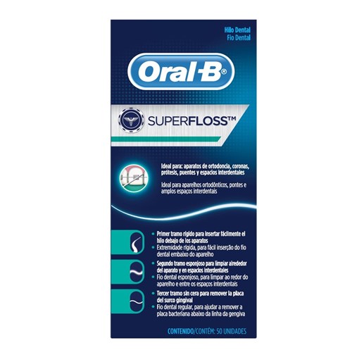 Fio Dental Oral-B Super Floss 50M