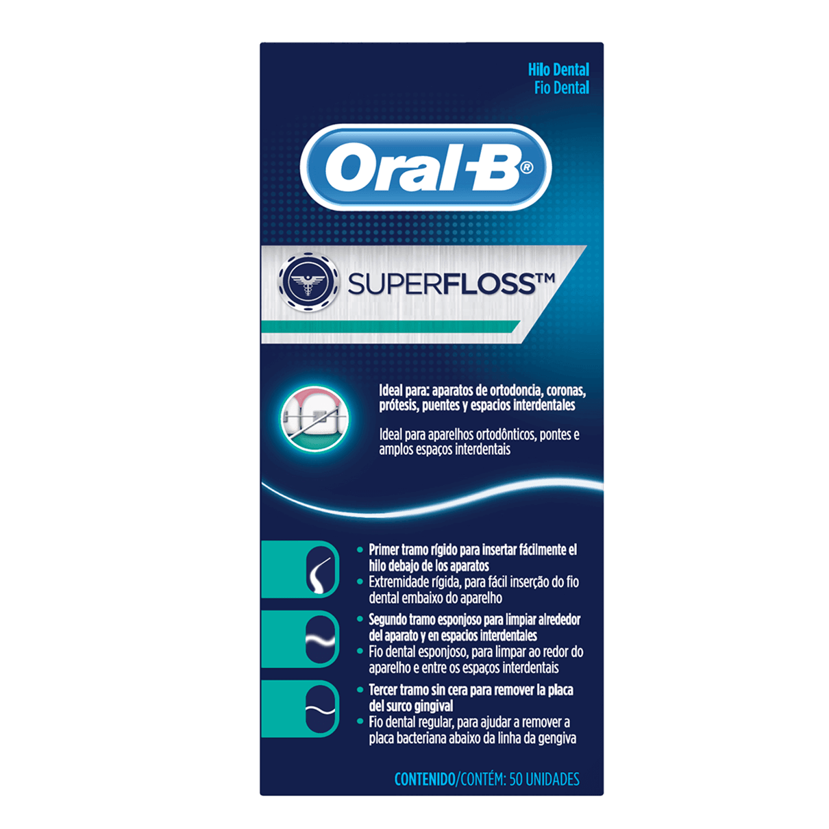 Fio Dental Oral B Super Floss