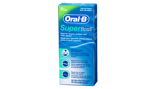 Fio Dental Super Floss Oral-B com 50 Metros