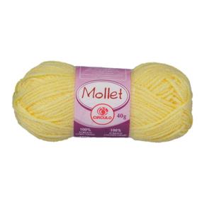 Fio Mollet 40 Gramas - 1245-Amarelo Creme