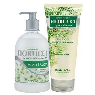 Fiorucci Erva Doce Kit - Sabonete Líquido + Loção Hidratante Kit