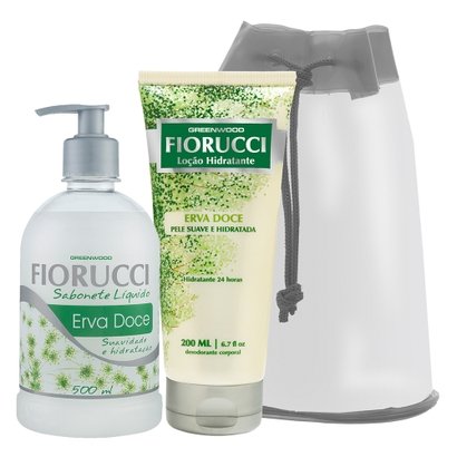 Fiorucci Erva Doce Kit - Sabonete Líquido + Loção Hidratante Kit