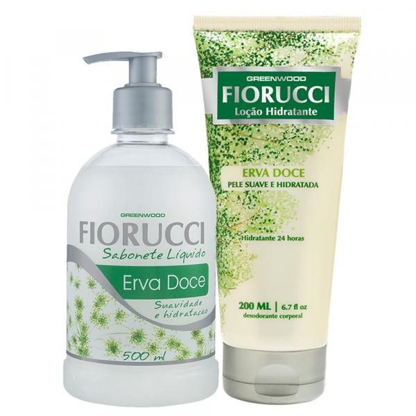 Fiorucci Erva Doce Kit - Sabonete Líquido + Loção Hidratante