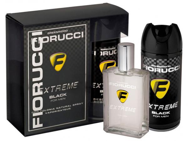Fiorucci Extreme Black For Men Deo Colônia - Perfume Masculino Deo Colônia 170ml + Desodorante