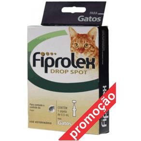 Fiprolex Drop Spot Gatos 0 a 10 Kg - Unidade