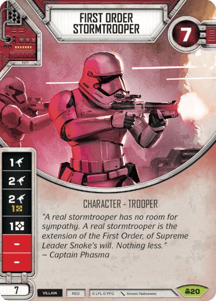 First Order Stormtrooper / Stormtrooper da Primeira Ordem