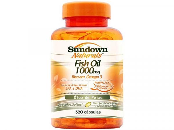 Fish Oil 1000 Óleo de Peixe 180 Cápsulas - Sundown