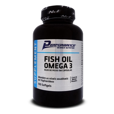 Fish Oil Ômega-3 - 100 Cápsulas - Performance Nutrition