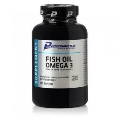 Fish Oil Ômega 3 100 Softgels - Performance
