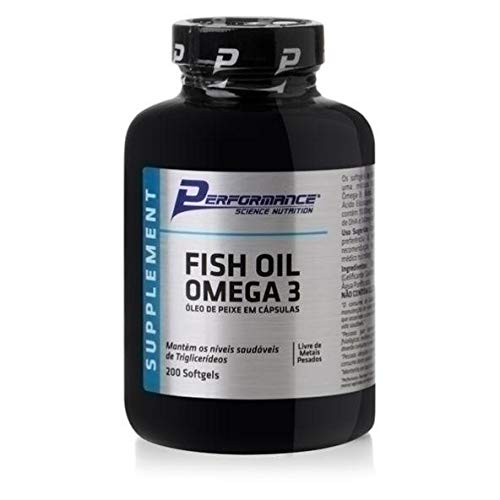 Fish Oil Ômega 3 1000mg 200 Cápsulas - Performance, 1000mg, 200 Cápsulas - Performance