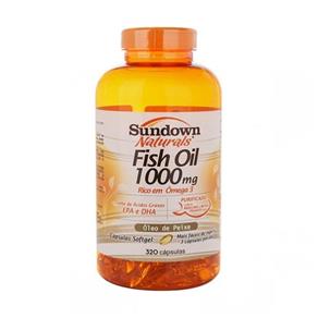 Fish Oil - Sundown - 320 Cápsulas - Sem Sabor