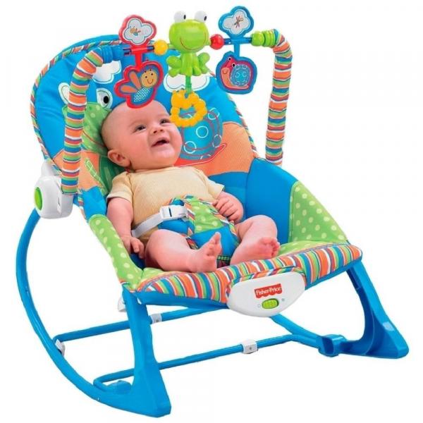 Fisher-Price Cadeira de Balanco Minha Infancia Sapinho X7033 Mattel