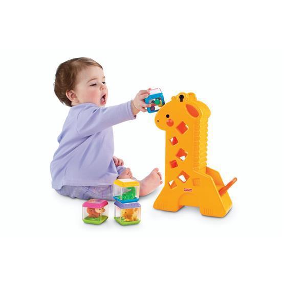 Fisher Price Girafa C/ Blocos - Mattel