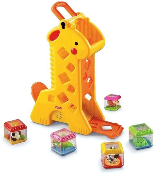 Fisher - Price Girafa com Blocos com Som - Mattel