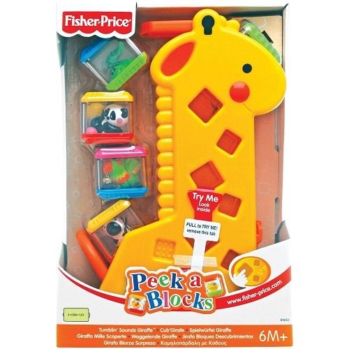 FISHER-PRICE Girafa com Blocos Mattel B4253