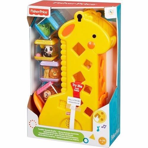 Fisher Price - Girafa com Blocos - Mattel B4253