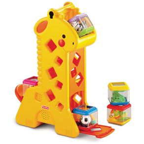 Fisher-Price Girafa com Blocos Mattel