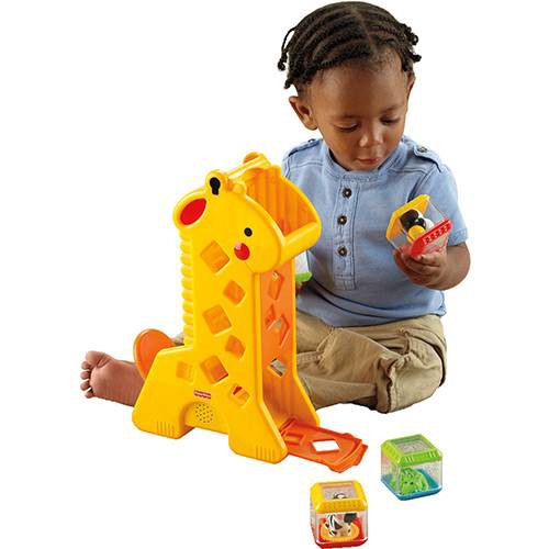 Fisher-Price Girafa Divertida com Blocos B4253 - Mattel