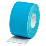 Fita Adesiva Elástica Tape K Kinésio 2.5cm X 5m Azul Macrolife