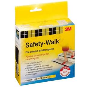Fita Adesiva 3M Antiderrapante - Preta - Safety-Walk - Ref. H0001912452