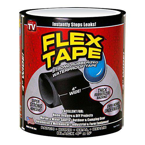Fita Adesiva para Reparos Black Cola Flex Tape