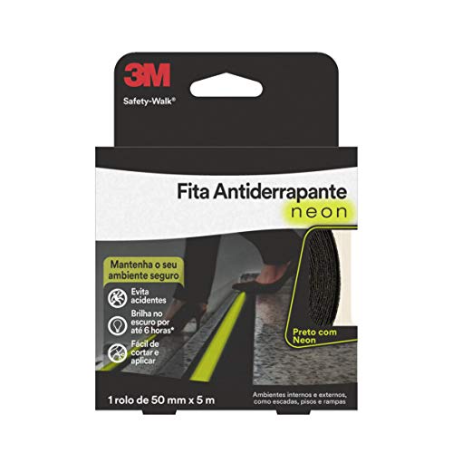 Fita Antiderrapante Safety-Walk 3M Neon