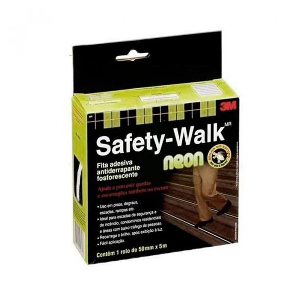 Fita Antiderrapante Safety-Walk Neon 5 Metros - 3m