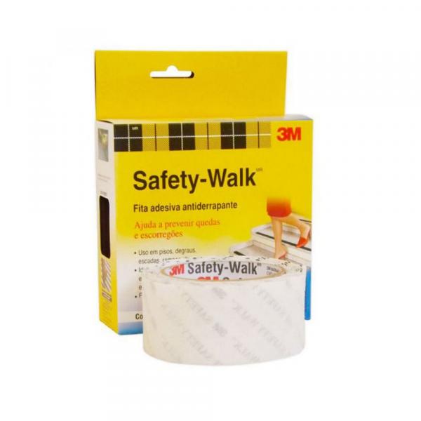 Fita Antiderrapante Safety Walk Transparente 50mm X 5 Metros 3m