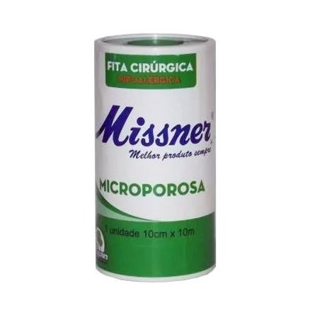 Fita Cirúrgica Microporosa Missner 10cmx10m Branca
