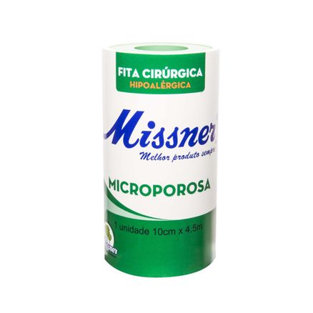 Fita Cirúrgica Microporosa Missner 10cmx4,5m Branca