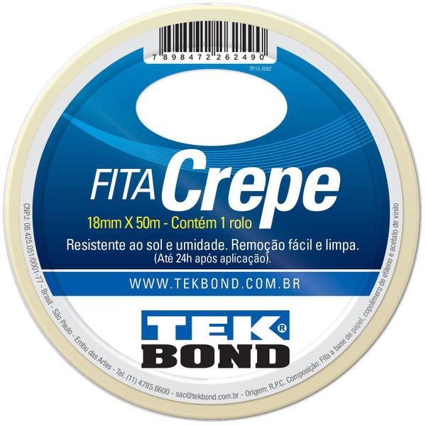 Fita Crepe 18x50 - Tekbond