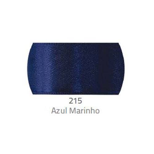 Fita de Cetim Progresso 7mm - Nº 1 C/ 10 Metros - Azul Marinho