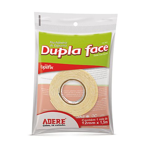 Fita Dupla Face 12mm 1,5m Ref.285s - Adere