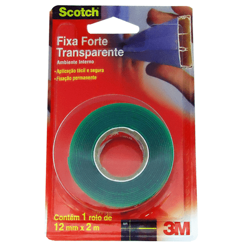 Fita Dupla Face 12x2 Fixa Forte - 3M 1022522