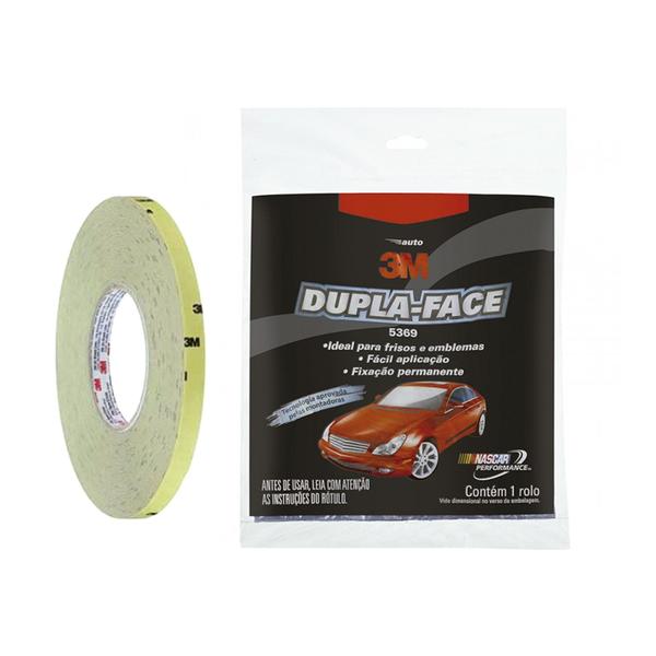 Fita Dupla-face Automotiva 3m 5369 Cinza - 12mm X 20 Metros