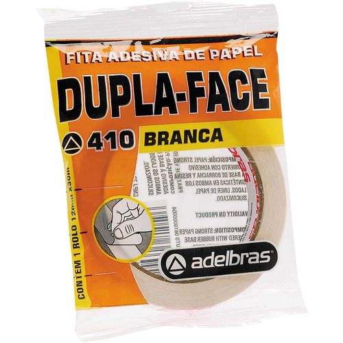 Fita Dupla Face Flow-Pack 12Mmx30Mts. Adelbras